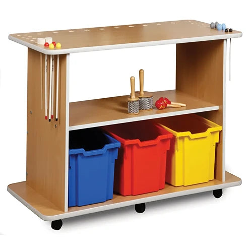 Musical Instruments Trolley for Schools | Storage Trolley with Trays & Wheels