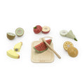 Wooden Cutting Fruits Toy Set for Kids | Pretend Play Kitchen Food Cutting Game