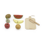 Wooden Cutting Fruits Toy Set for Kids | Pretend Play Kitchen Food Cutting Game