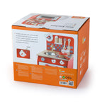 Table Top Wooden Kitchen Set with Accessories | Kids Pretend Play Cooking Toy Age 3+