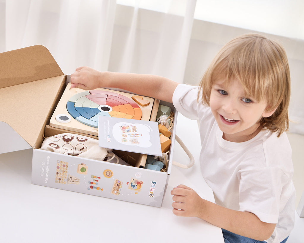 Grow With Me Free Spirits Box (3+ Years) | Montessori Sensory & Cognitive Learning Toy Set