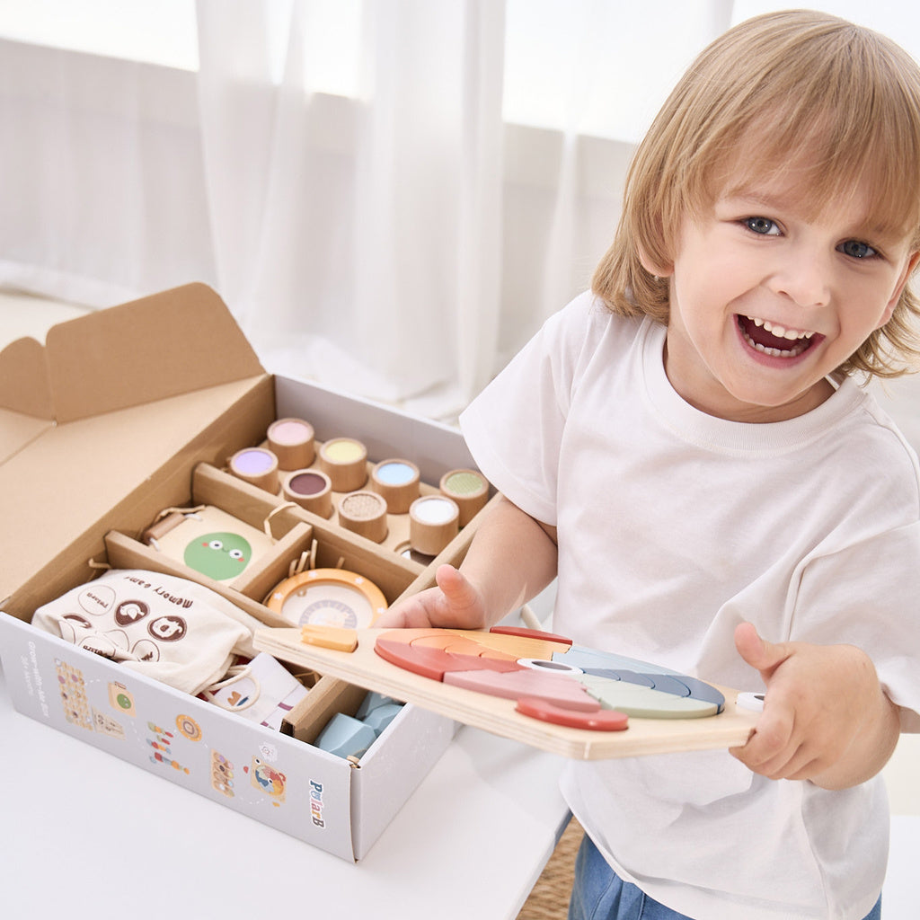 Grow With Me Free Spirits Box (3+ Years) | Montessori Sensory & Cognitive Learning Toy Set