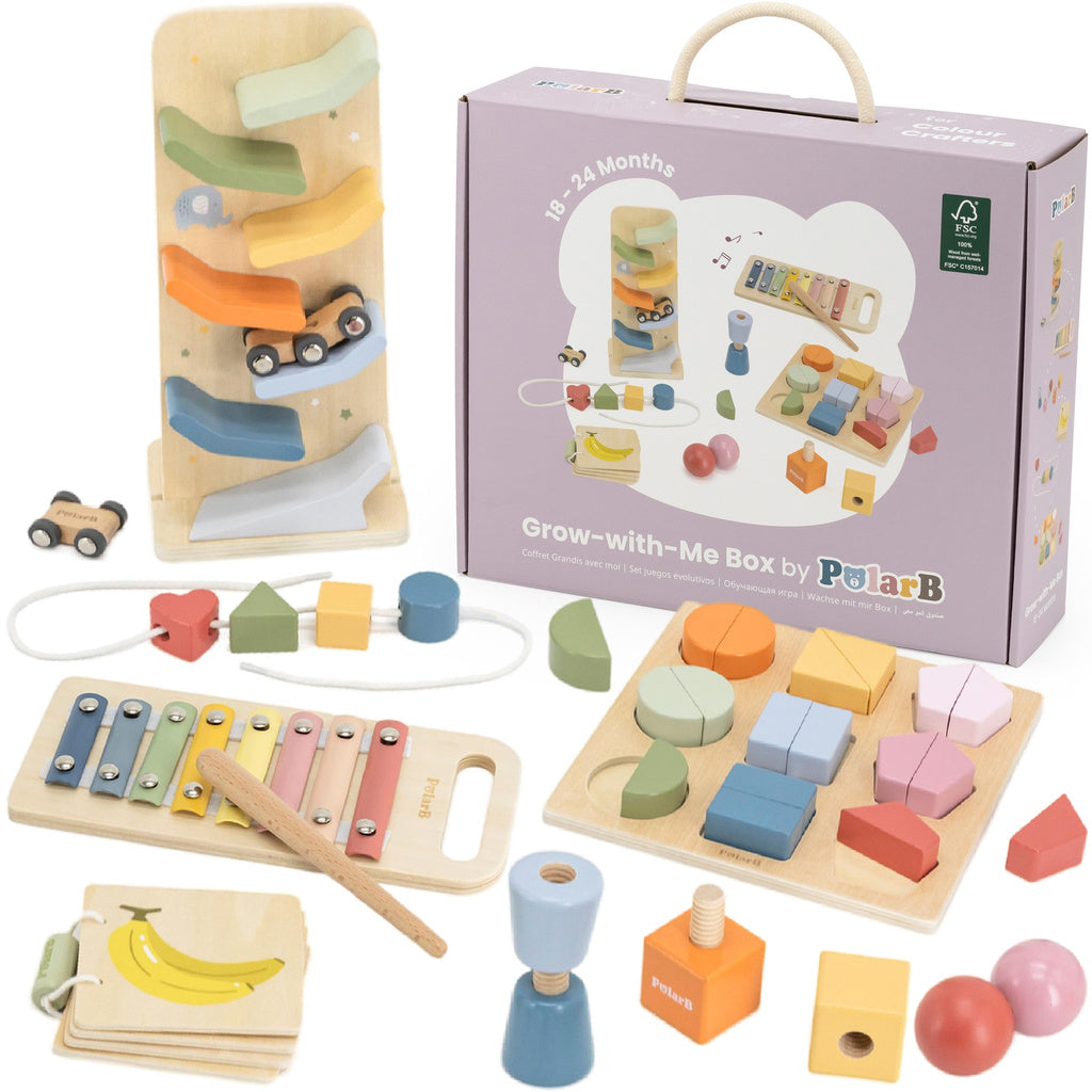 Grow With Me Colour Crafters Box (18–24 Months) | Montessori Creative Learning Toy Set