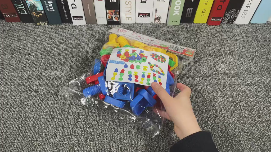 Nuts &amp; Bolts 50 Pcs | STEM Learning Construction Toy for Kids