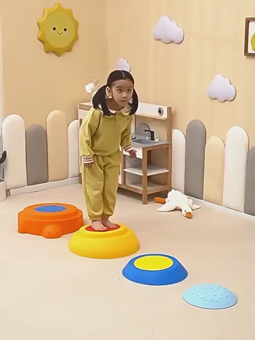 Tortoise Balance Stepping Stones | Kids Balance Coordination Play Set