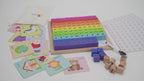 Alphabet & Math Operation Board | Wooden Montessori Learning Toy for Kids 3+