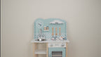 Pretty Mink Wooden Kitchen Set | Montessori Pretend Play Kitchen Toy for Kids
