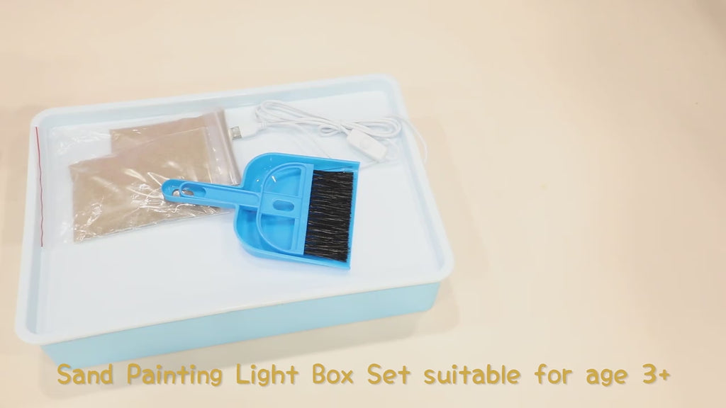 Sensory Magic Sand Set LED Light Box | Kids Sensory Play Tray