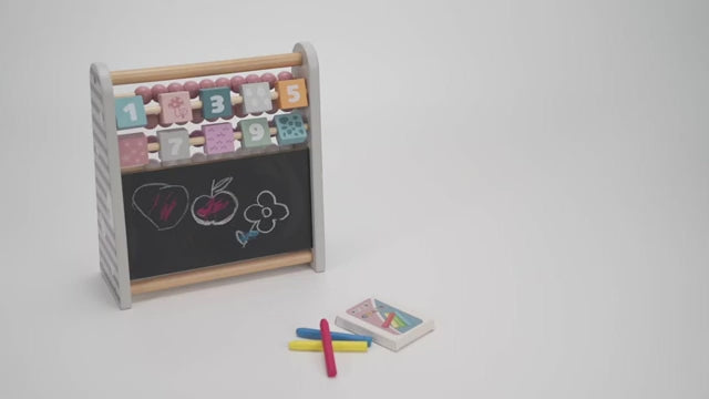 3-in-1 Math Learning Abacus | Wooden Counting & Writing Educational Toy for Kids