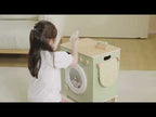Wooden Washing Machine Set for Kids | Pretend Laundry Role Play Toy Age 3+