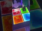 LED Liquid Floor Tile Single Pc | Sensory Light Up Interactive Floor Panel