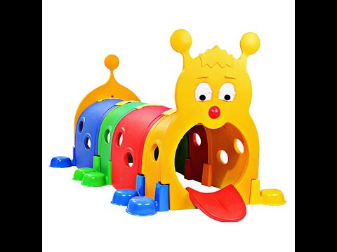 Kids Preschool Tunnel | Foldable Crawling Play Tunnel for Toddlers
