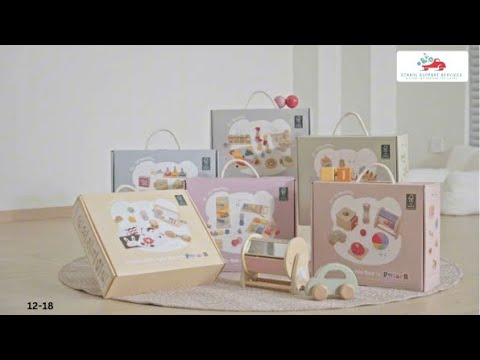 Grow With Me Motion Masters Box (12–18 Months) | Montessori Motor Skills Learning Toy Set