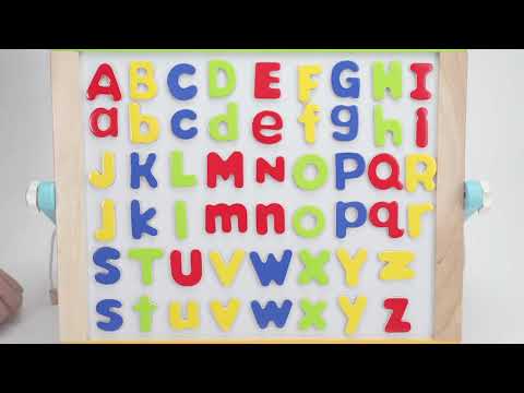 Magnetic Letters 52 Pcs Set | Wooden Alphabet Learning Toy for Kids