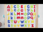 Magnetic Letters 52 Pcs Set | Wooden Alphabet Learning Toy for Kids