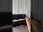 My First Piano Black | Wooden Kids Musical Piano Toy with Song Book Age 18M+