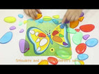 Rainbow Pebbles Transparent Sorting Stacking Stones | 36 PCS Learning Set