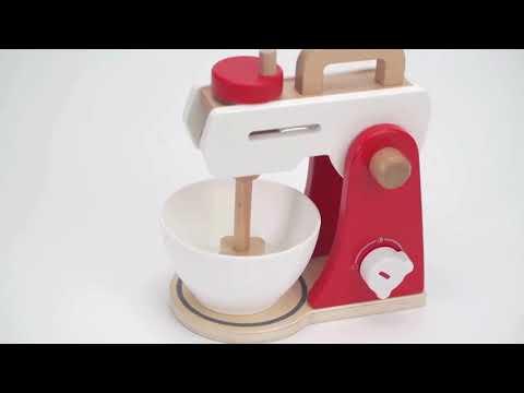 Wooden Kitchen Mixer Toy (Viga Style) | Kids Pretend Play Baking Machine Set