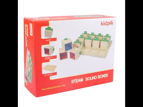Sound Box Peekaboo Game | Kids Audio Matching STEM Educational Toy Set