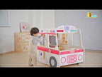 Large Super Ambulance Playset Kids | Wooden Emergency Rescue Role Play Toy