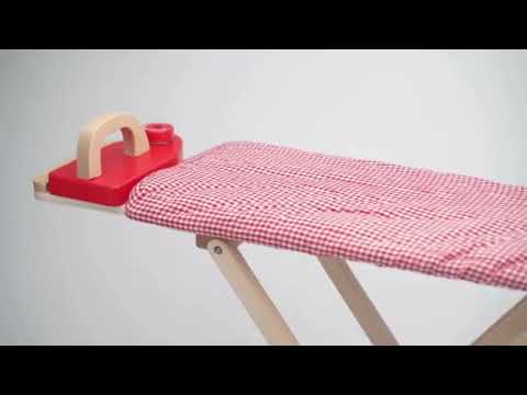Wooden Ironing Board Toy | Kids Pretend Play Laundry & Cleaning Set