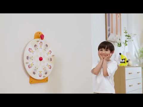 Wooden Wall Movement & Facial Expressions | Montessori Emotion Learning Toy 18M+