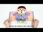 Montessori Busy Book for Toddlers | Dress-Up Learning Activity Book Age 2+
