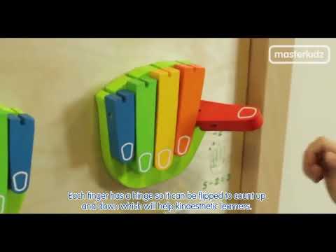 Fingers Counting Board | Educational Math Learning Toy for Kids Counting & Arithmetic STEM Board