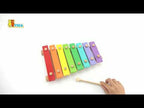 Wooden Xylophone Kids Toy 8 Notes | Montessori Musical Learning Instrument