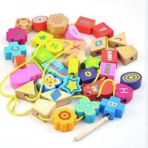 Wooden Bear Geometrical shapes