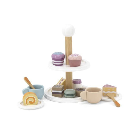 Wooden Afternoon Tea Set