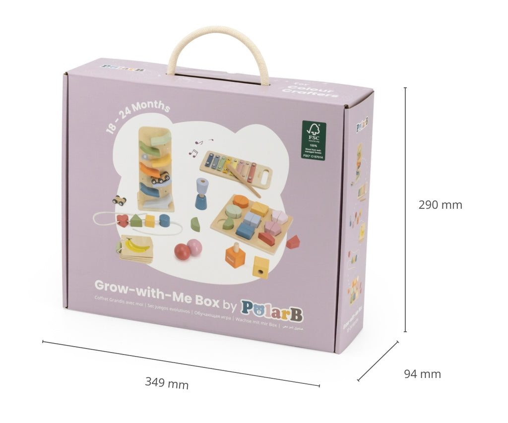 Grow With Me Colour Crafters Box (18–24 Months) | Montessori Creative Learning Toy Set