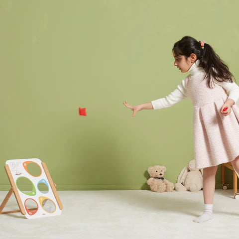 Wooden Throwing Sandbags Target Game