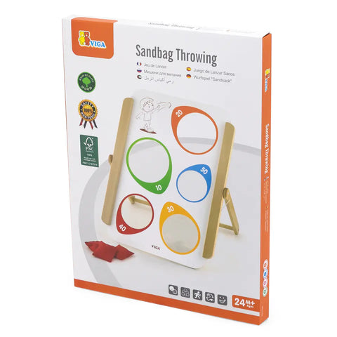 Wooden Throwing Sandbags Target Game