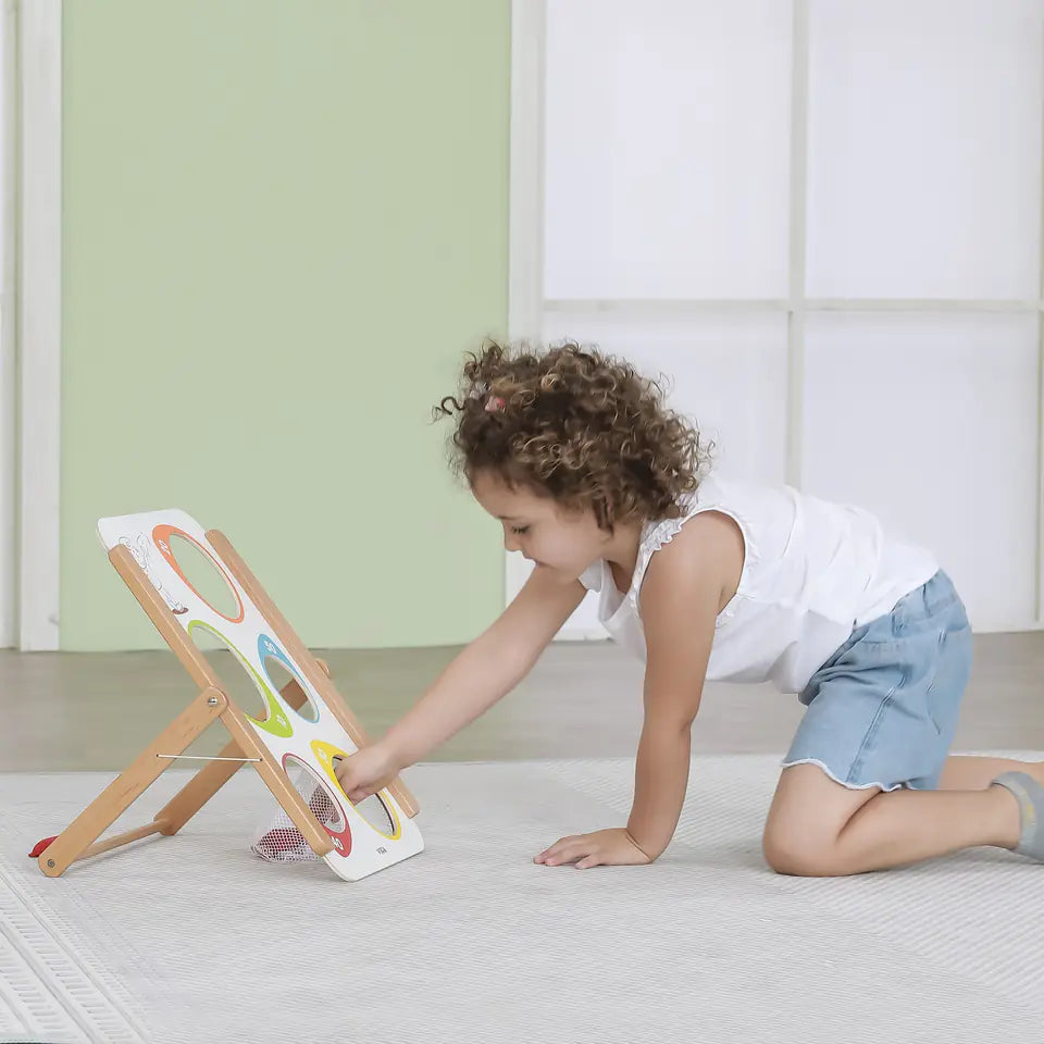 Wooden Throwing Sandbags Target Game | Bean Bag Toss Educational Toy for Kids