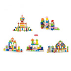 Wooden Alphabet & Number Blocks 100 PCS | Educational Building Toy for Kids