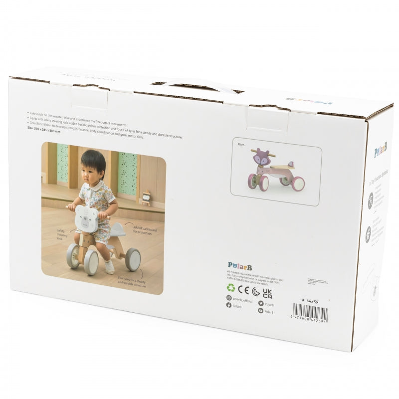 Wooden Balance Bike for Toddlers | Montessori Ride-On Toy - Toddler Balance Bike 18M+