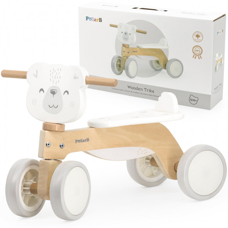 Wooden Balance Bike for Toddlers | Montessori Ride-On Toy - Toddler Balance Bike 18M+