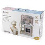Pretty Mink Wooden Kitchen Set | Montessori Pretend Play Kitchen Toy for Kids