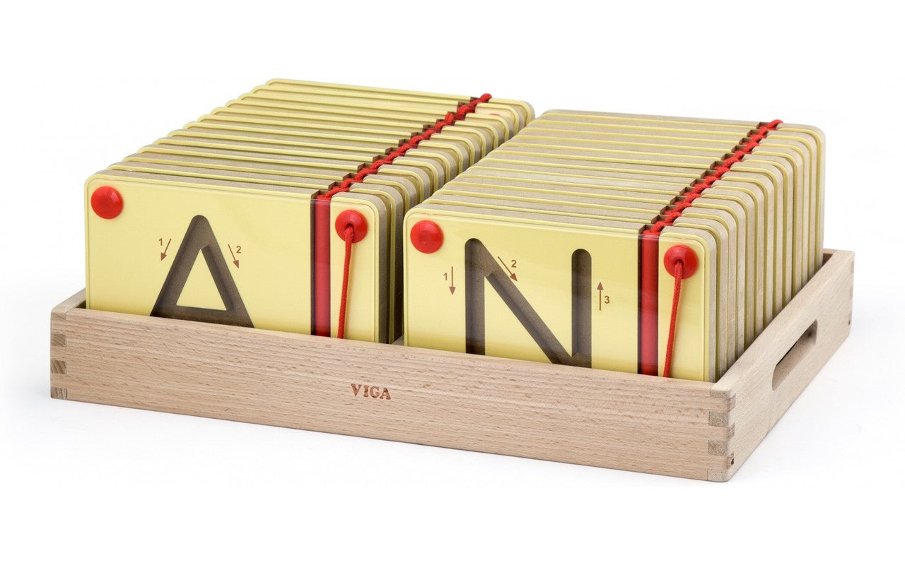 Magnetic Writing Boards Capital Letters | Alphabet Tracing Learning Toy for Kids
