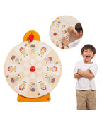 Wooden Wall Movement & Facial Expressions | Montessori Emotion Learning Toy 18M+