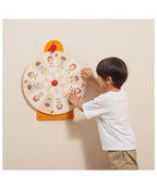 Wooden Wall Movement & Facial Expressions | Montessori Emotion Learning Toy 18M+