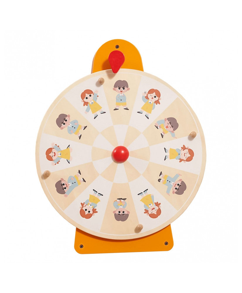 Wooden Wall Movement & Facial Expressions | Montessori Emotion Learning Toy 18M+