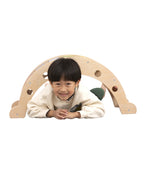 Rainbow Rocker Chair for Kids | Wooden Montessori Balance Rocker Toy