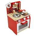 Table Top Wooden Kitchen Set with Accessories | Kids Pretend Play Cooking Toy Age 3+