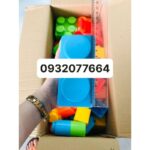 Mega Building Blocks 83 Pcs | Kids First Builders Large Construction Toy Set