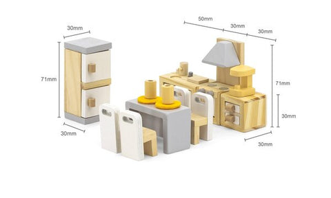 Doll House Furniture Kitchen & Dinning Room