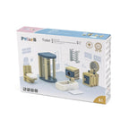 Doll House Bathroom Furniture Set 8pcs | Mini Dollhouse Accessories Kids