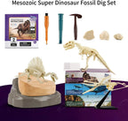 Dinosaur Fossil Dig Kit | Kids Archeology STEM Excavation Learning Toy